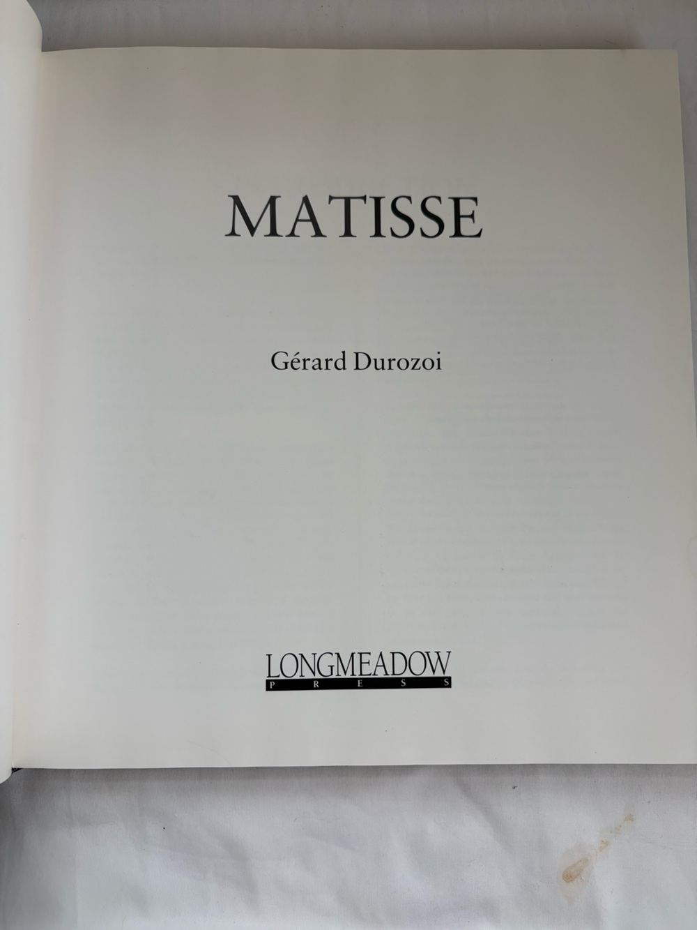 Matisse coffee table book